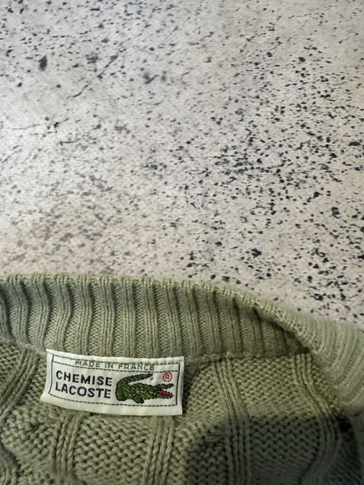 кардиган lacoste vintage made in france