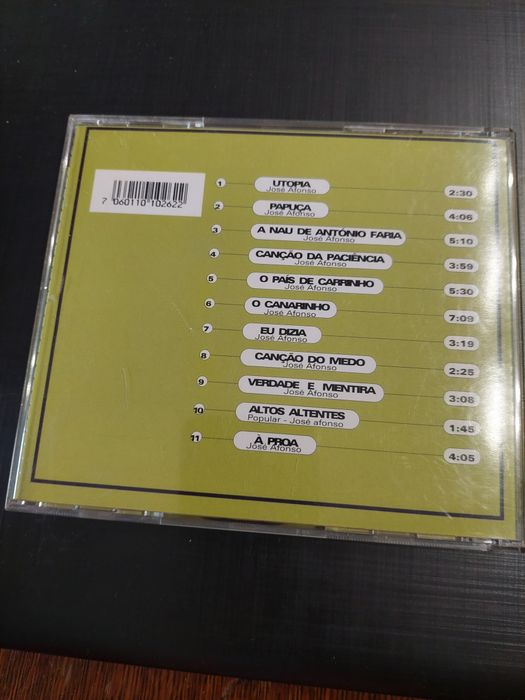 Cd jose zeca afonso como se fora seu filho