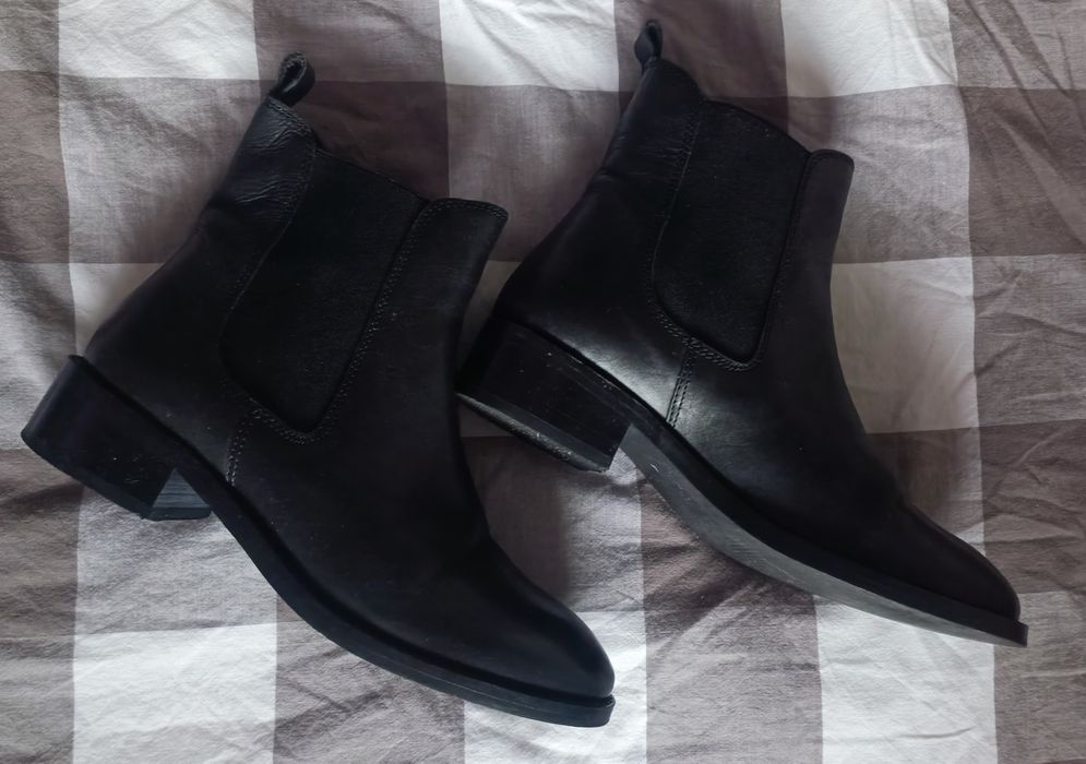 ASOS attribute botki skórzane Chelsea 37