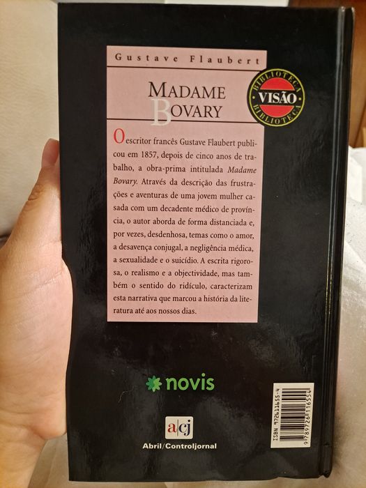 Livro Madame Bovary de capa dura de Gustave Flaubert