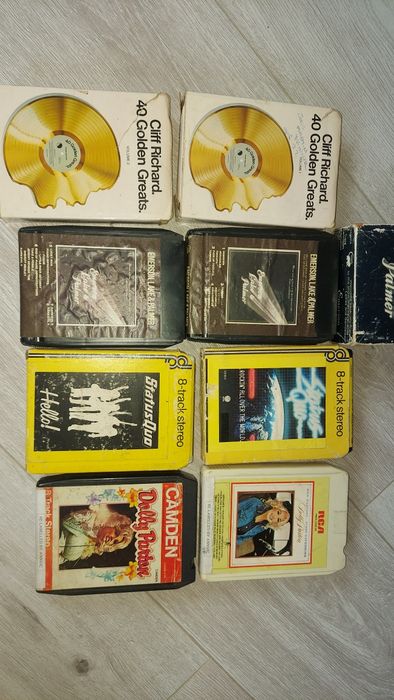 Kasety 8Track Cartridge Everly B  Steward  Sayer Simon Platters Mud