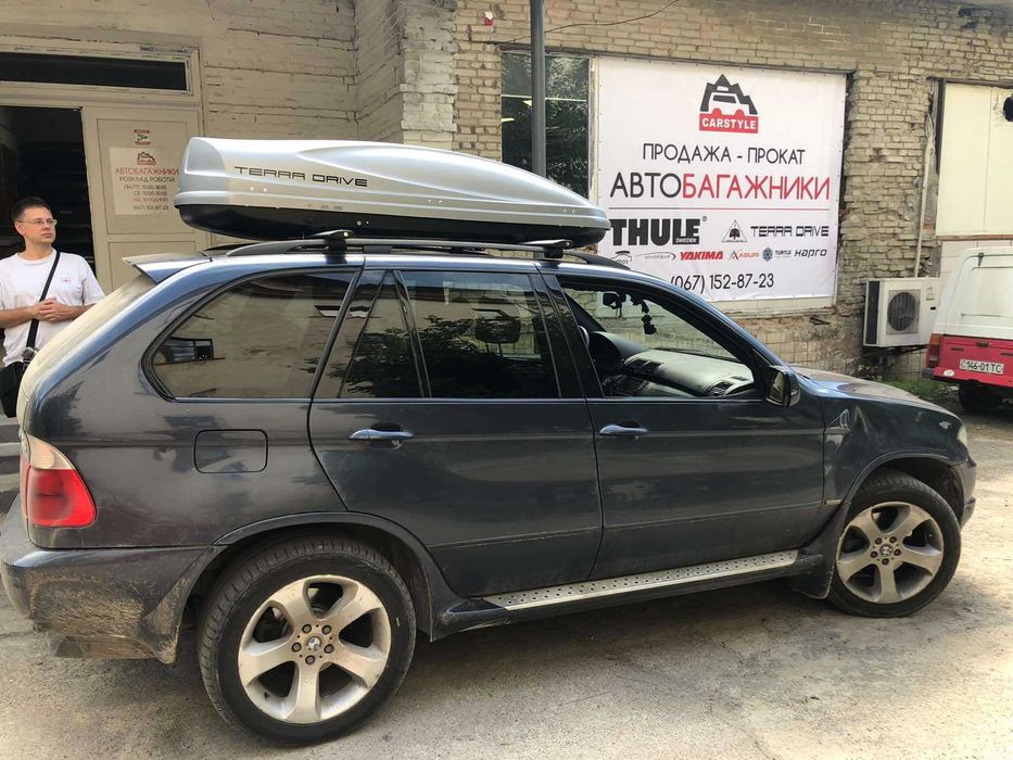 Автобокс, бокс багажник на дах авто thule Terra Drive modula туле