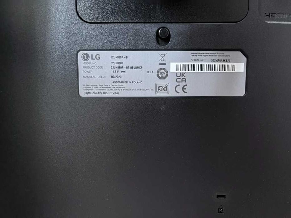 LG Ultrafine 32UN880P-B Ergo
