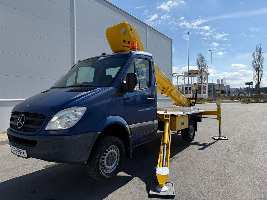 Mercedes-Benz Podnośnik Koszowy Wumag WTB 220 22 metry 14 w Bok Pilot UDT Palfinger zwyżka jak Gsr Ruthmann Multitel  Podnośnik Koszowy Zwyżka 22 metry Wumag Palfinger Pilot UDT