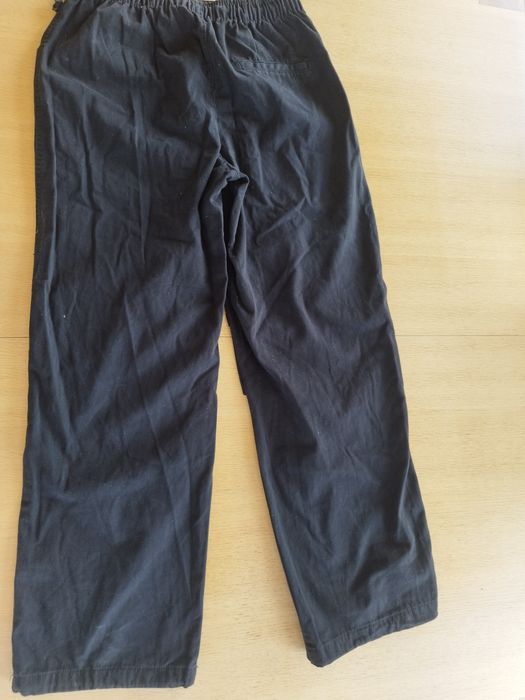 Spodnie bawełniane Bershka Parachute - S