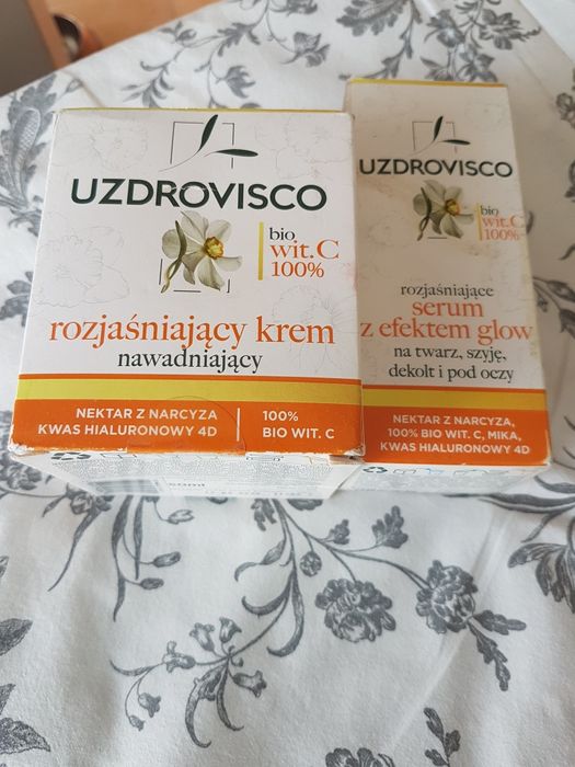 Krem rozjaśniający,nawadniający Uzdrowisco