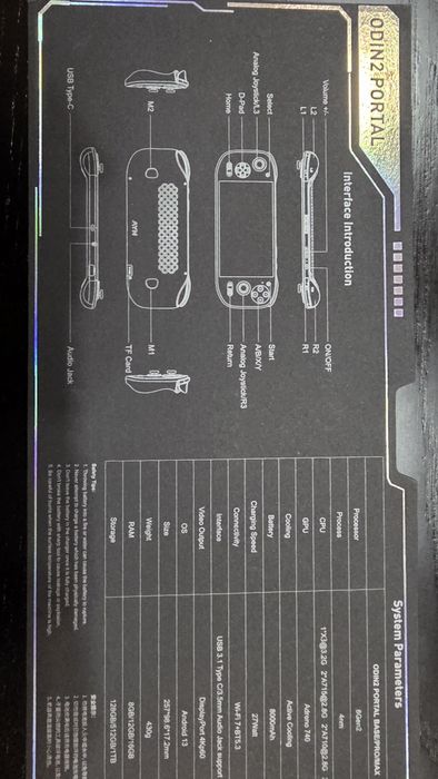 Vendo odin 2 ayn portal max 16gb ram+ 1 tb