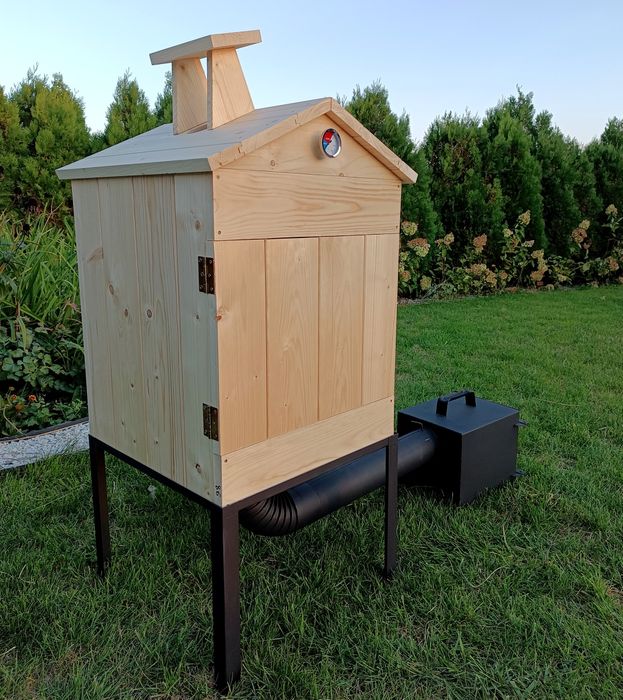 Wędzarnia ogrodowa, domowa, wędzarka drewniana,wędzarnik,wędzok-zestaw