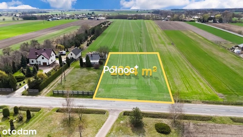 Działka o pwierzchni 2634 m² – Witoldów