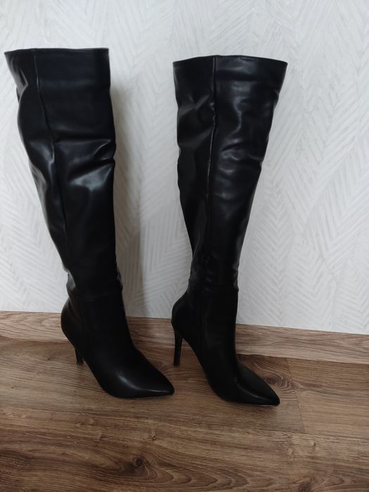 Piękne ocieplane kozaki