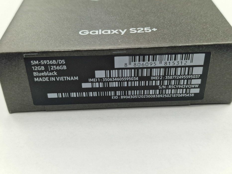 Samsung Galaxy S25+/ 12GB/ 256GB/ Blueblack/ BEZ RAT/ PLOMBA/ GW24