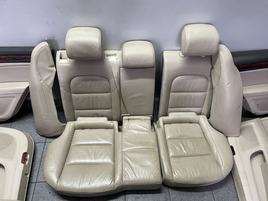 Fotele boczki skoda superb 2 kombi europa skóra grzane