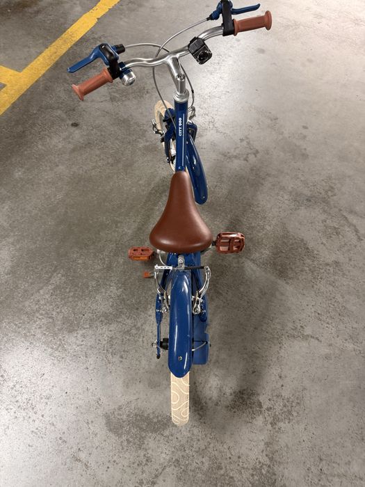 Bicicleta Infantil colo nova B'Twin City 900 (16 polegadas) - Azul - 4 a 6 anos