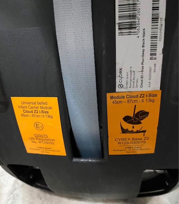 Cybex cloud z2 deep black ovo