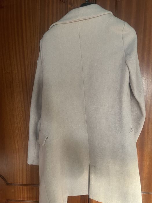 Sobretudo bege bershka