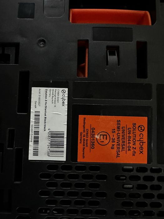 Автокрісло Cybex Solution Z Fix, група 2/3