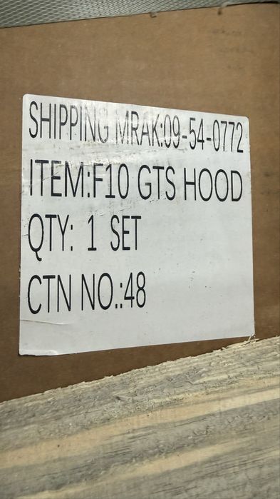 Капот BMW F10 новый алюминиевый с дефектом