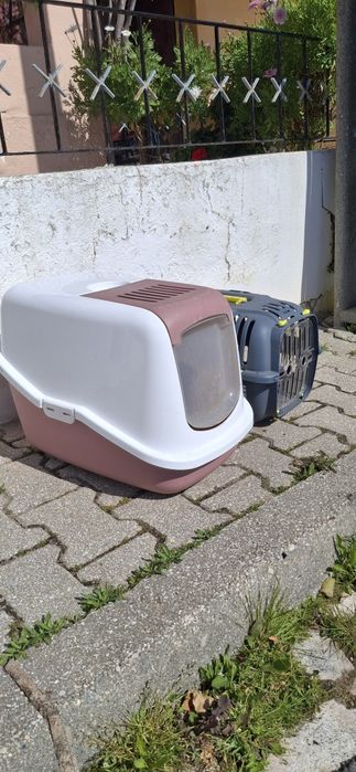 Caixa de areia e transportadora