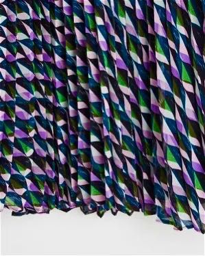 solejka ,,Oliver Bonas"  plisowana midi spódnica wzór 36/S  UK 8