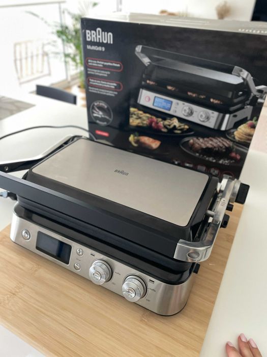 Grelhador de Contacto BRAUN Multigrill 9 - 2000 W - Inox