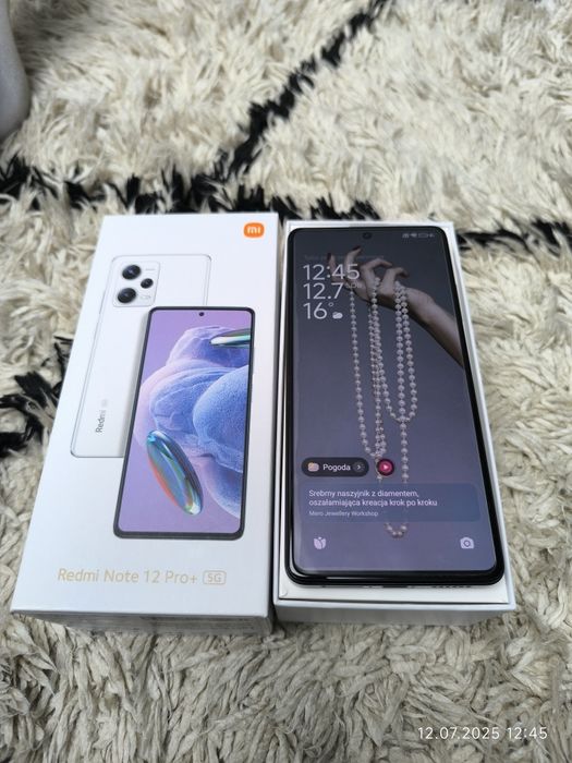 Xiaomi Redmi Note 12 Pro+5G 8/256 GB w idealnym stanie.