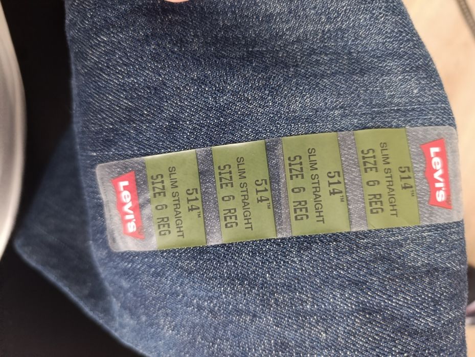 Spodnie Levis 514- Slim Straight Fit 5-6 lat rozmiar 110-116