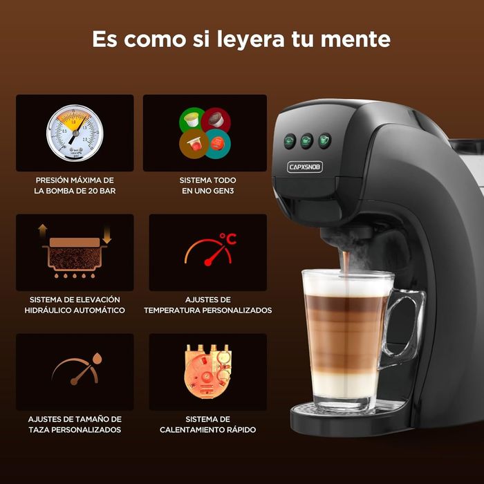 Cafeteira 5 em 1 Multicápsulas – 70€ Preço Fixo