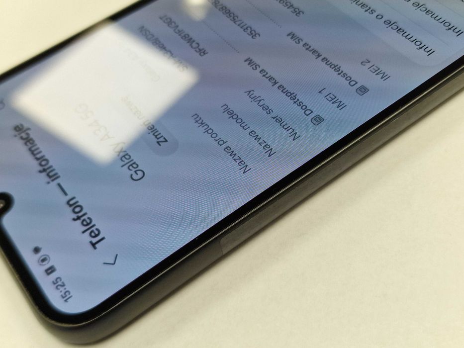 Samsung Galaxy A34 5G/ 6GB/ 128GB/ Awesome Graphite/ Grade A- + ładowa