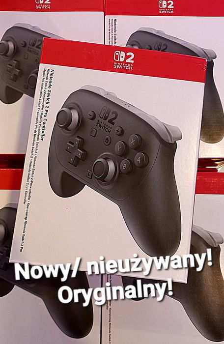 Nintendo Switch 2 Pro Controller /Nowy! Oryginalny! Sklep Chorzów Wolka