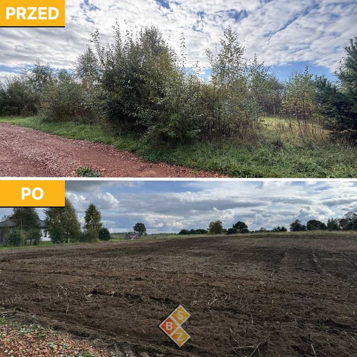 Porządkowanie Działek, Wycinka Drzew, Karczowanie, Mulczowanie terenu