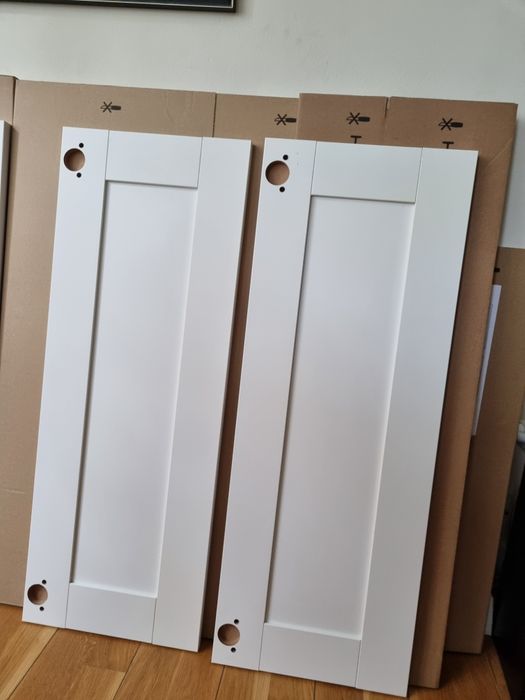 Fronty białe Ikea savedal 3 szt.