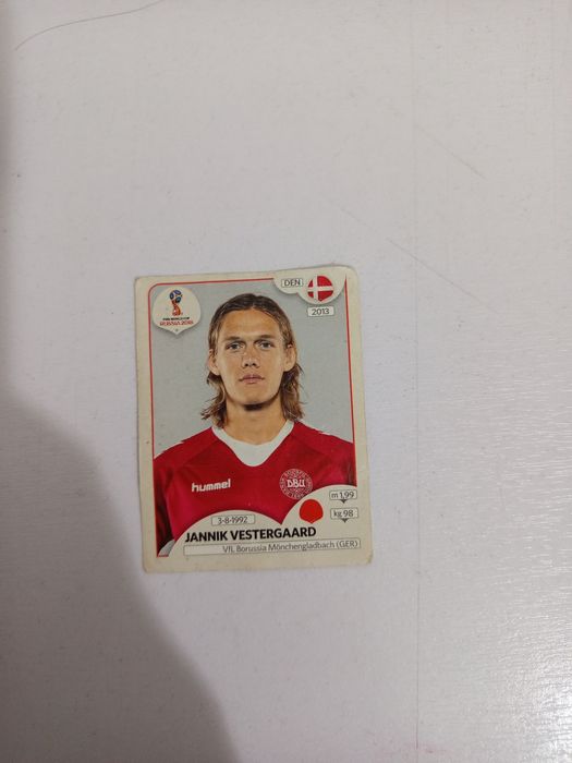 Cromo do mundial de 2018- Jannik Vestergaard.