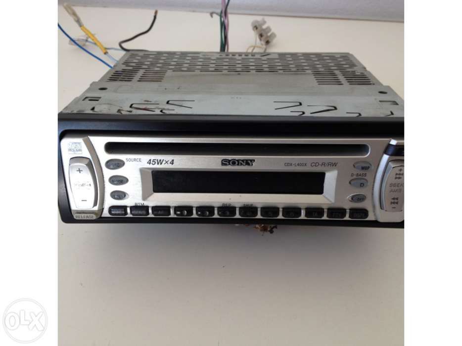 Rádio sony auto - com leitor de cd