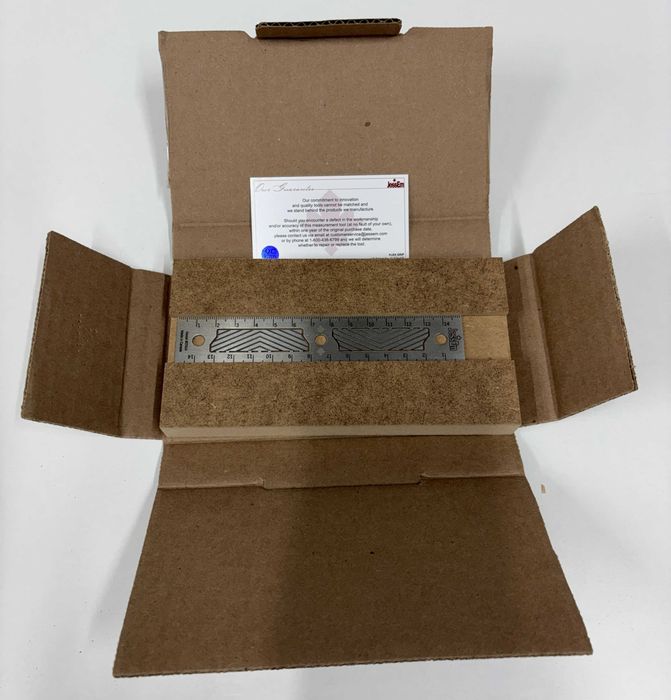 Régua de Precisão JessEm 150mm Aço Inox