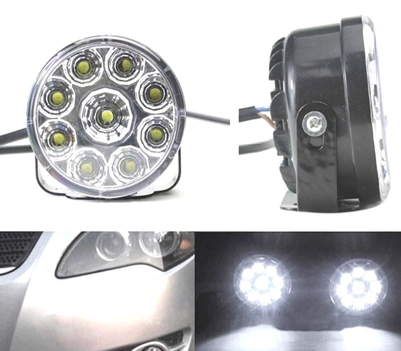 LÂMPADAS LED DE LUZ DIURNA REDONDAS