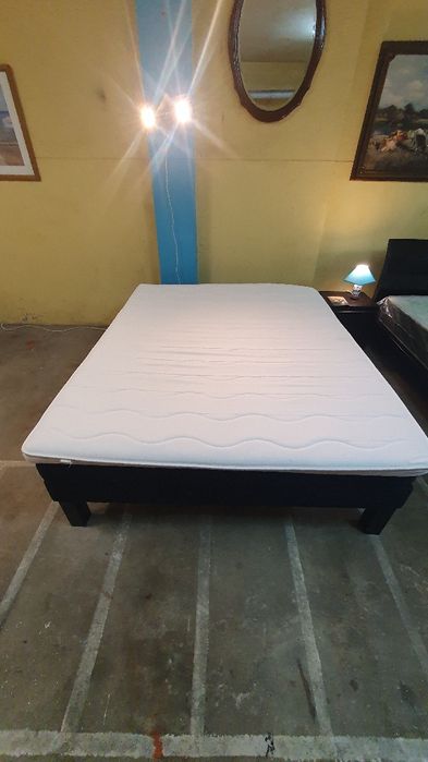 Cama + Colchão e subre Colchão EU ENTREGO EM CASA