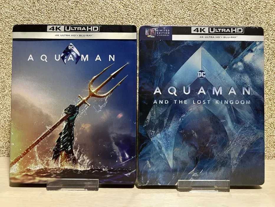 Steelbook 4K Ultra HD Blu-ray DC Кинг Конг/Годзилла /Мег 1-2/Шазам 1-2