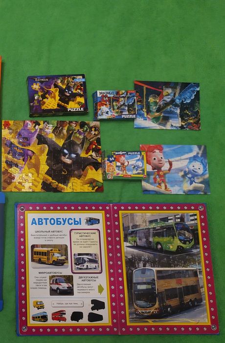 Книга-пазл, магнитные, картонные пазлы, настольные игры, головоломки