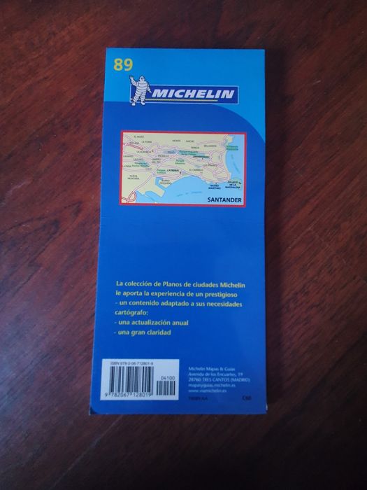 Mapa miasta Santander