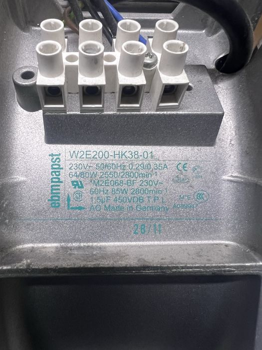 Wentylator osiowy W2E200 230 V ac 80 W
