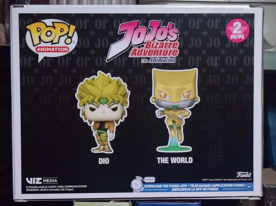 Funko Pop Jojo Bizarre Adventure Dio & The World