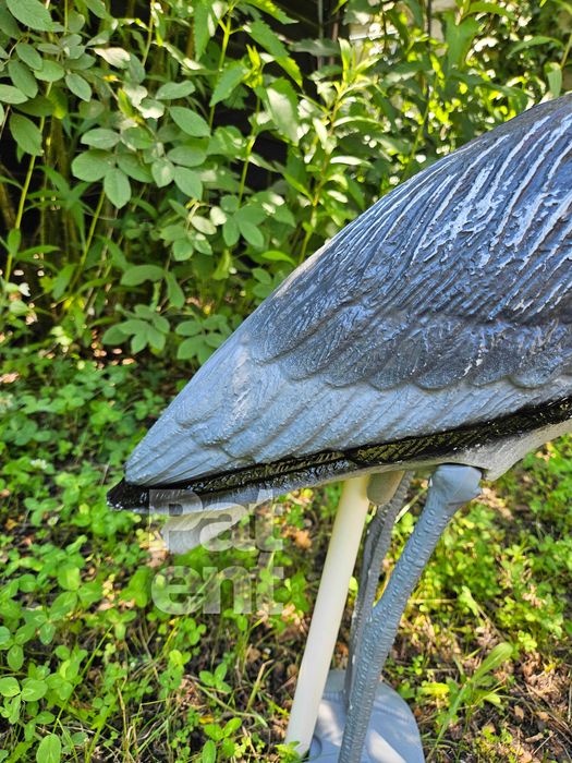 Figurka dekoracja czapla 70 cm wysoka ozdoba dom ogród taras