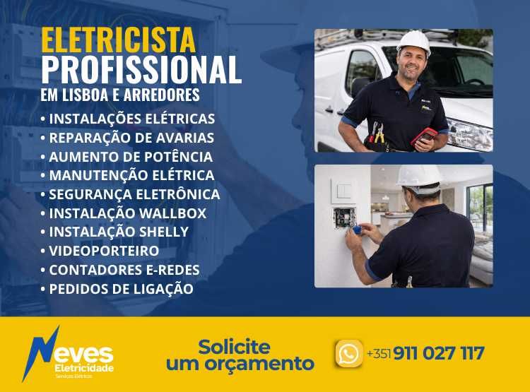 Eletricista Profissional em Lisboa e Arredores