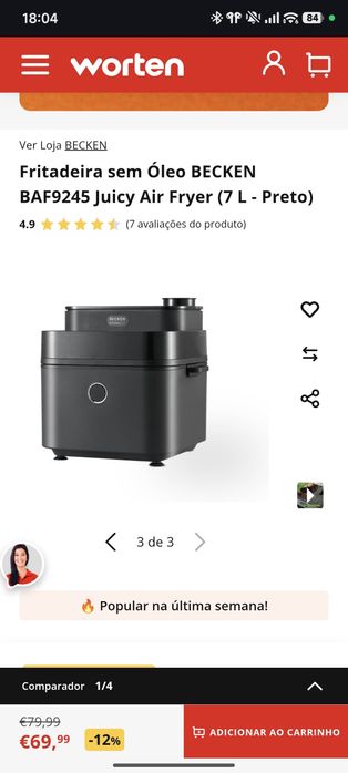 Air fryer nova 50€