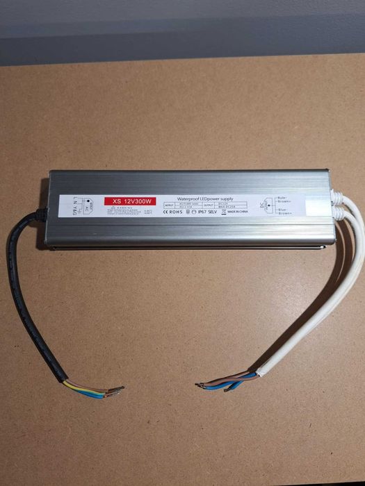 Zasilacz Led Zewnętrzny 12v300W