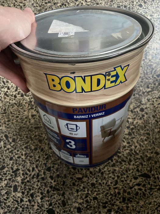 Lata nova BONDEX verniz mate incolor 4L