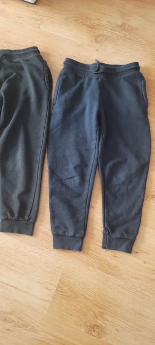 2x spodnie dresowe 140 chłopięce