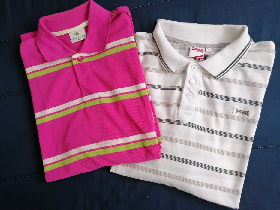 Lote 4 Polos e Camisas de Homem XXL/XXXL