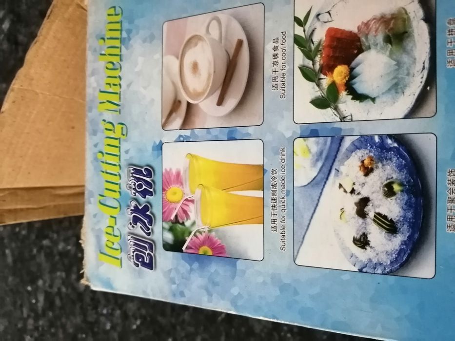 Máquina picadora de gelo