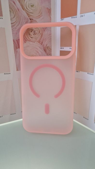 Tel Protect Mist Matte Magsafe Case do Iphone 17 Pro Max pink orange